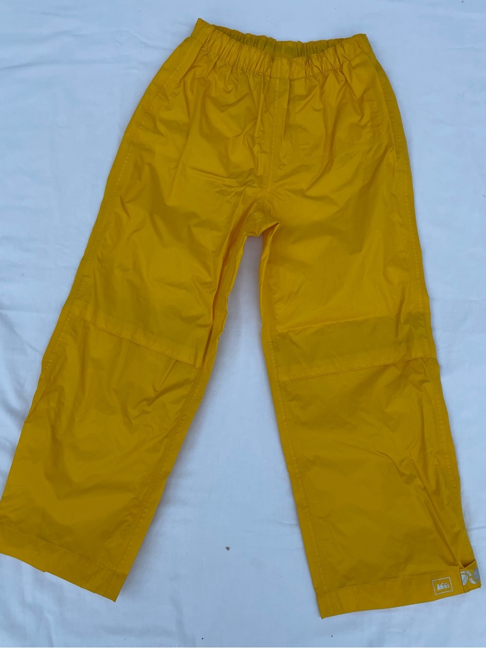 REI Kids Yellow Waterproof Rain Pants